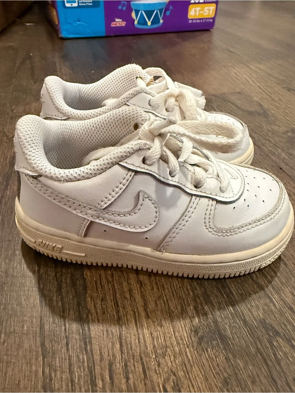 Nike Kids White Low-Top Sneakers